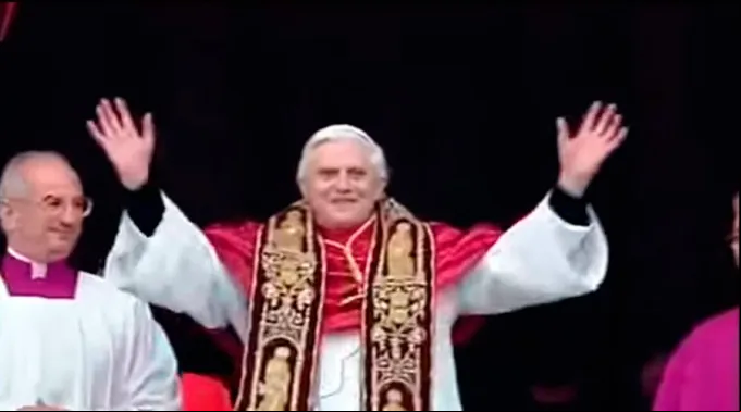 EleccionBenedictoXVI_Carlos91391CapturaVideo_Youtube_180416.jpg ?? 