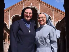 Elena Bianchi e Irmã Cristina. Crédito: Chiesa di Milano