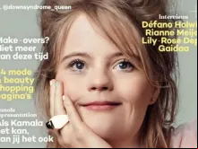Enya na capa de maio de Glamour Países Baixos