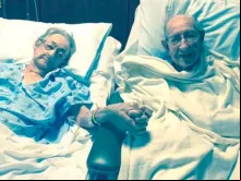O casal Clark. Foto Facebook Piedmont Fayette Hospital