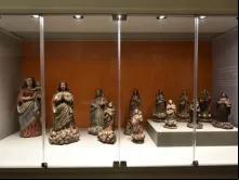 Exposição de imagens do século XVII no Museu Nossa Senhora Aparecida.