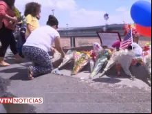 Flores em memória das vítimas do tiroteio em El Paso. Crédito: EWTN Notícias