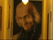 Foto de S. João Maria Vianney nos escritórios da Congregação para Clero em Roma.