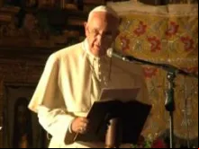 Papa Francisco na Igreja de São Francisco em Quito (Equador)