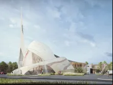 Imagem da nova igreja de de Voisins-le-Bretonneux