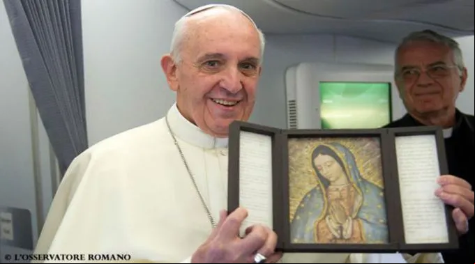 FranciscoGuadalupe_LOsservatoreRomano_130315.jpg ?? 