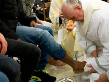 Papa Francisco na Quinta-Feira Santa de 2013.