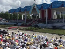 Missa do Papa Francisco no Holguín, em seu terceiro dia em Cuba.