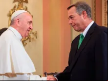 Papa Francisco e John Boehner.