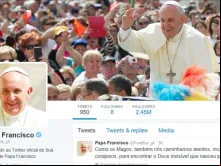 Conta de Twitter do Papa Francisco