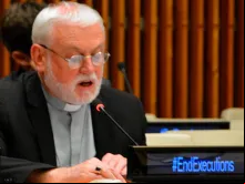 Dom Paul Richard Gallagher na ONU.