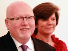 Geoff Tunnicliffe e sua esposa.
