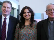 Greg Burke, Paloma García Ovejero e o Pe. Federico Lombardi 