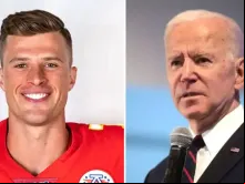 Haris Butker e Joe Biden