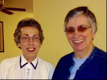 Paula Merrill e Margaret Held. Foto Facebook Sisters of Charity of Nazaré