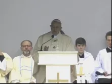 Papa pronunciou a homilia.