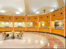 Interior do Banco Vaticano.