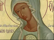 Ícone bizantino de Nossa Senhora de Fátima. Crédito: Pe. Aleksander Burgos.