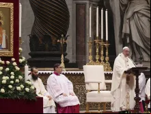 Ícone da Virgem Maria na missa celebrada pelo Papa Francisco pelo XXI Dia da Vida Consagrada