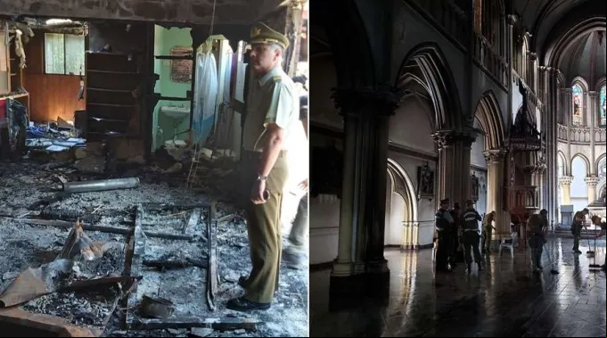 IglesiSanFrancisco-TwitterCarabinerosChile-04012020.jpg ?? 