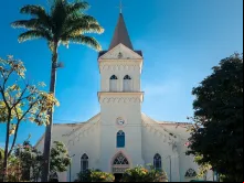 Paróquia São Miguel e Almas, em Santos Dumont (MG). Foto: Foto; Marcus Guerra