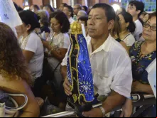 Devotos na Festa da Padroeira