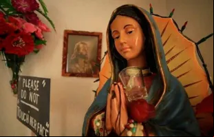 Imagem da Virgem de Guadalupe que será investigada 