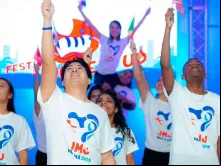 Apresentação do programa oficial do Festival da Juventude