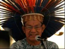 Chefe da tribo amazônica Macuxi, Jonas Marcolino