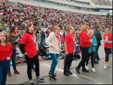 Evento de oração para jovens no estádio de Varsóvia, em 6 de outubro de 2018. Crédito: Conferência dos Bispos da Polônia