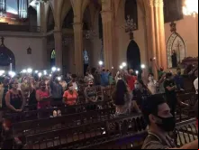 Jovens na Igreja dos Padres ionistas. Crédito: Facebook Palabra Nueva Cuba