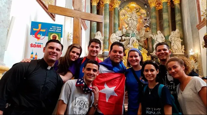 JovenescubanosCracovia_FacebookJavierFranco_25072016.jpg ?? 