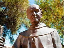 Estátua de São Junípero Serra, apóstolo da Califórnia. Crédito: Flickr de Harshlight (CC BY 2.0)
