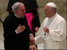 Papa e Kiko Argüello em uma recente Audiência no Vaticano.