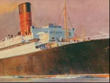Navio Lancastria. Imagem: Odin Rosenvinge (DC-BY 2.0)
