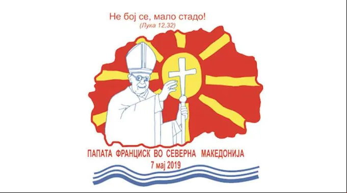 LogoViajePapaFranciscoMacedonia_VaticanMedia_18042019.jpg ?? 