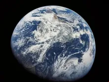 A lua fotografada pela tripulação da Apollo 8