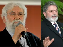 Leonardo Boff e Luiz Inácio Lula da Silva. Fotos: Wikimedia