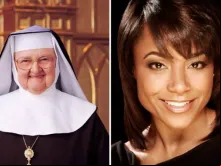 Madre Angélica e Dominique Dawes