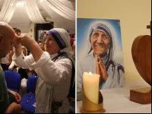 Missionárias da Caridade em uma prisão de Roma 