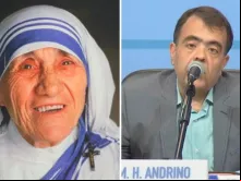 Madre Teresa da Calcutá e Marcilio Haddad Andrino