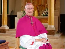 Dom Vincent Malone +. Crédito: Cortesia da Arquidiocese de Liverpool