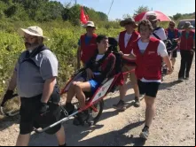 Peregrinação a Santiago de Compostela em cadeira de rodas