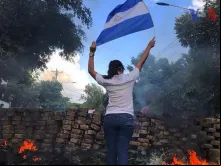 Manifestação na Nicarágua