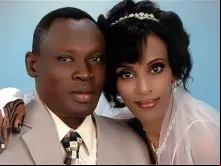 Meriam com seu esposo, Daniel