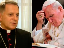 Dom Mieczyslaw Mokrzycki. Foto ACI Prensa - João Paulo II.