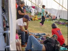 Migrantes no México Crédito: David Ramos