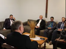 Ministra Damares Alves é recebida pela presidência da CNBB.