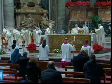 Missa da Solenidade de Santa Maria Mãe de Deus celebrada hoje na Basílica de S. Pedro.