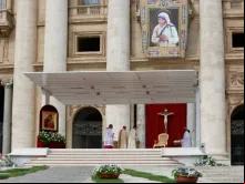 Missa de ação de graças pela canonização.